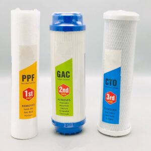 3 Stage Water Filter Cartridge Set
